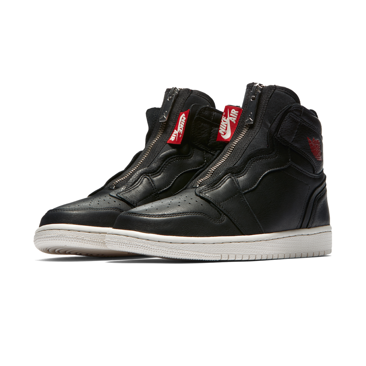 Jordan 1 Retro High Zip Black Gym Red Phantom (Women's)
