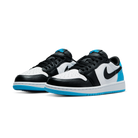Jordan 1 Retro Low OG Black Dark Powder Blue (Women's)