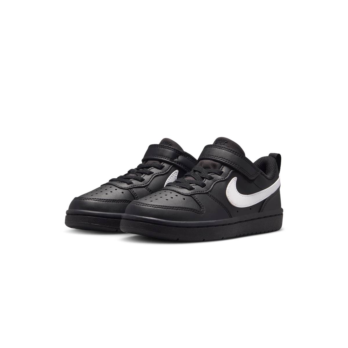 Nike Court Borough Low Recraft Black White Black (PS)