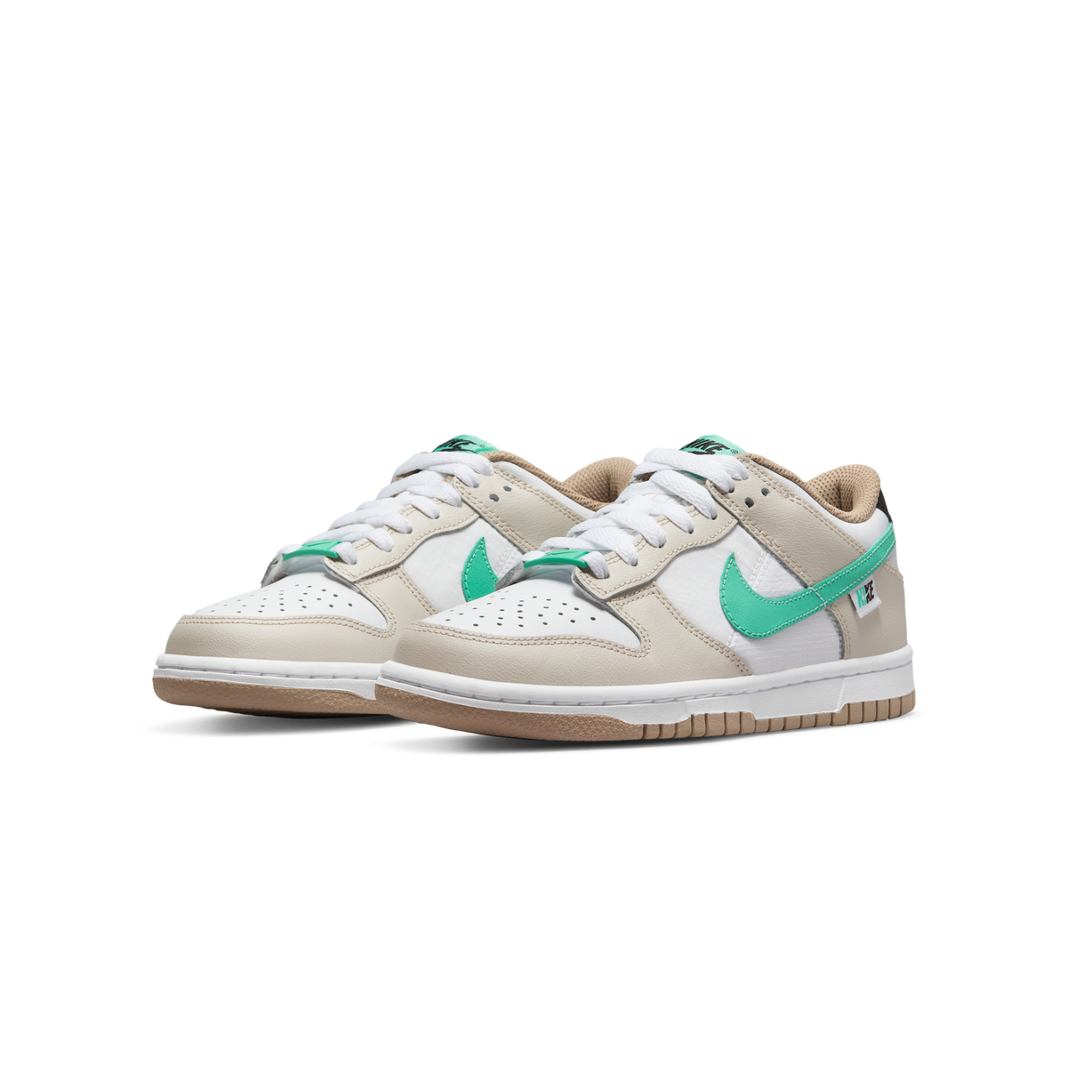 Nike Dunk Low Split Seam White Tan Mint (GS)