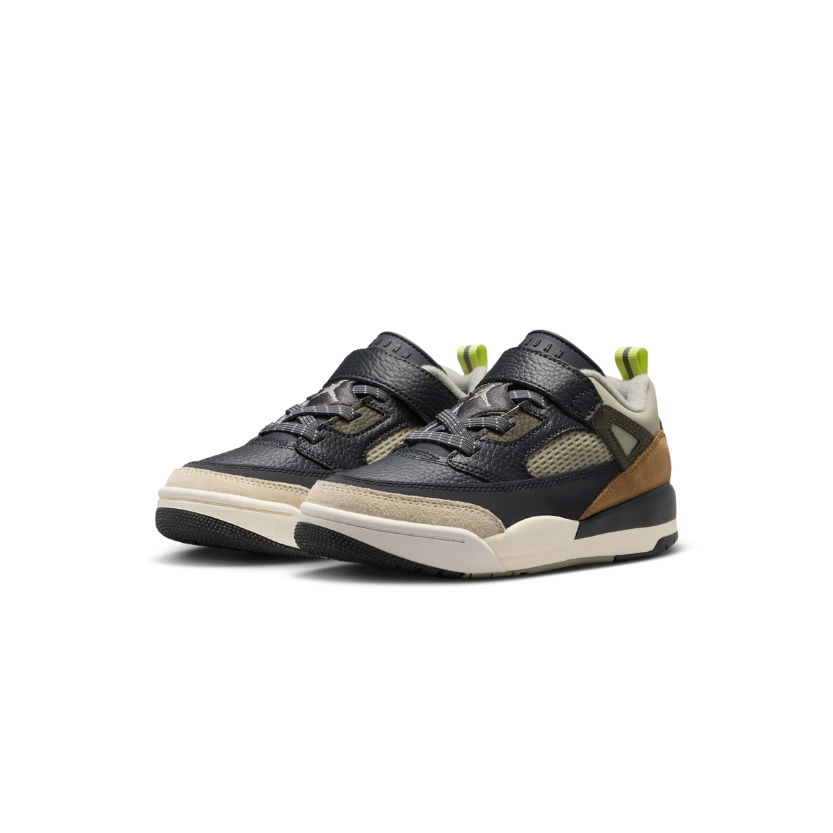 Jordan Spizike Low Anthracite Mango Cargo Khaki (PS)