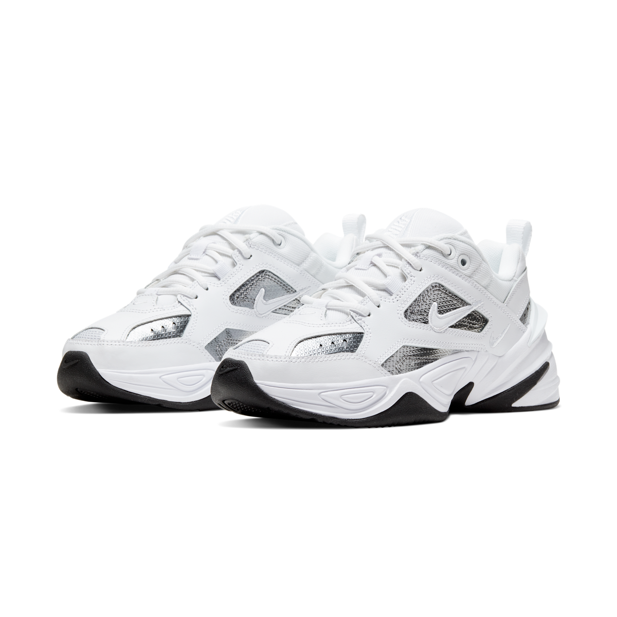 Nike M2K Tekno White Metallic Silver Black (Women's)