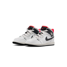 Jordan 1 Mid Summit White Infrared Black (PS)