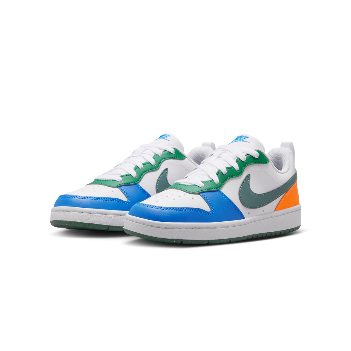 Nike Court Borough Low Recraft White Malachite Blue Crystal Mineral Slate (GS)