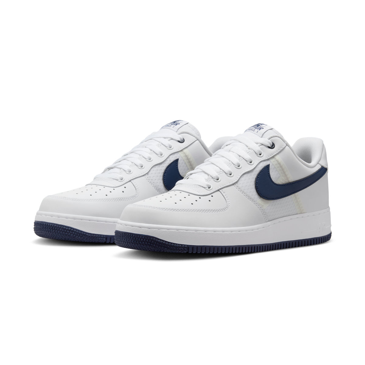 Nike Air Force 1 Low '07 LV8 SE Mesh Tape White Midnight Navy