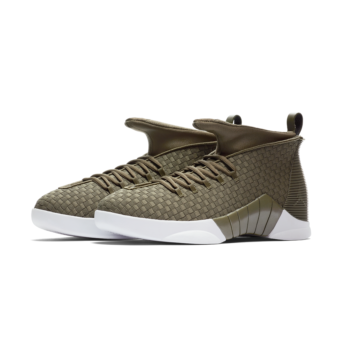 Jordan 15 Retro PSNY Woven Olive