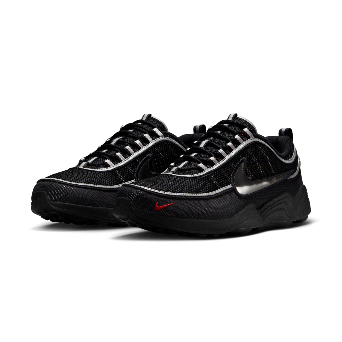Nike Air Zoom Spiridon Black Metallic Silver