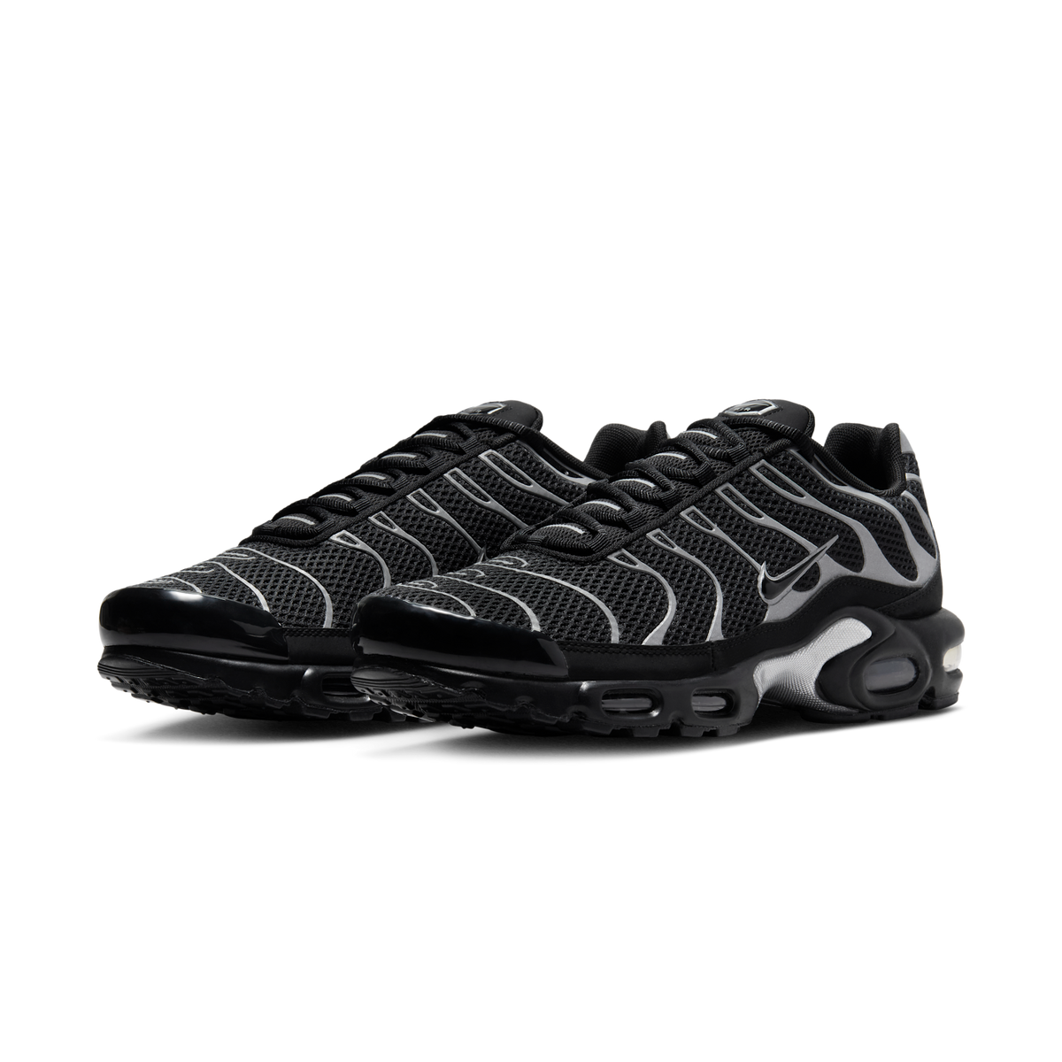 Nike Air Max Plus Premium Black Reflective Silver | HQ3029-001