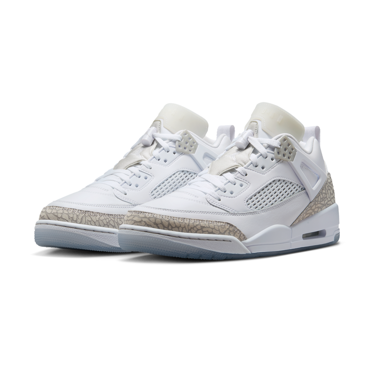Jordan Spizike Low White Metallic Silver Barely Blue Neutral Grey