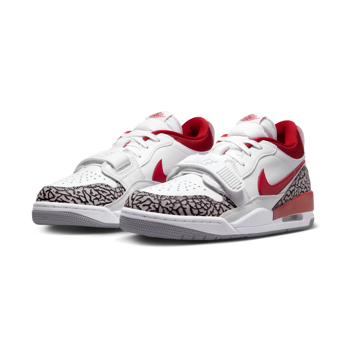 Jordan Legacy 312 Low White Cement Gym Red (Women's)
