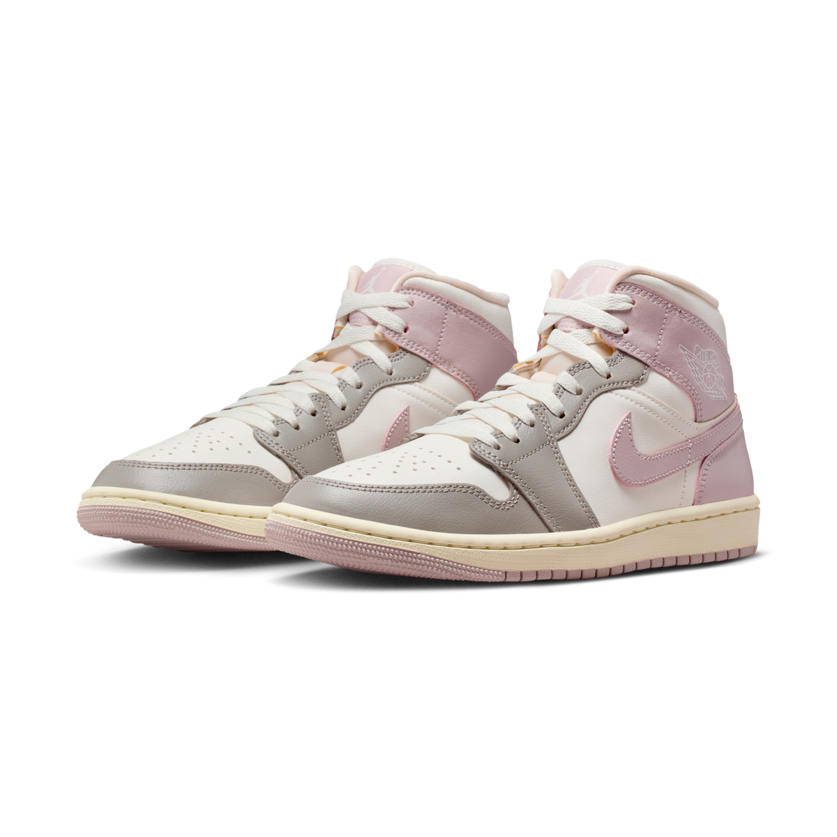 Jordan 1 Mid Enigma Stone Particle Rose (Women's)
