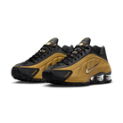 Nike Shox R4 Black Metallic Gold (Women's) | AR3565-005