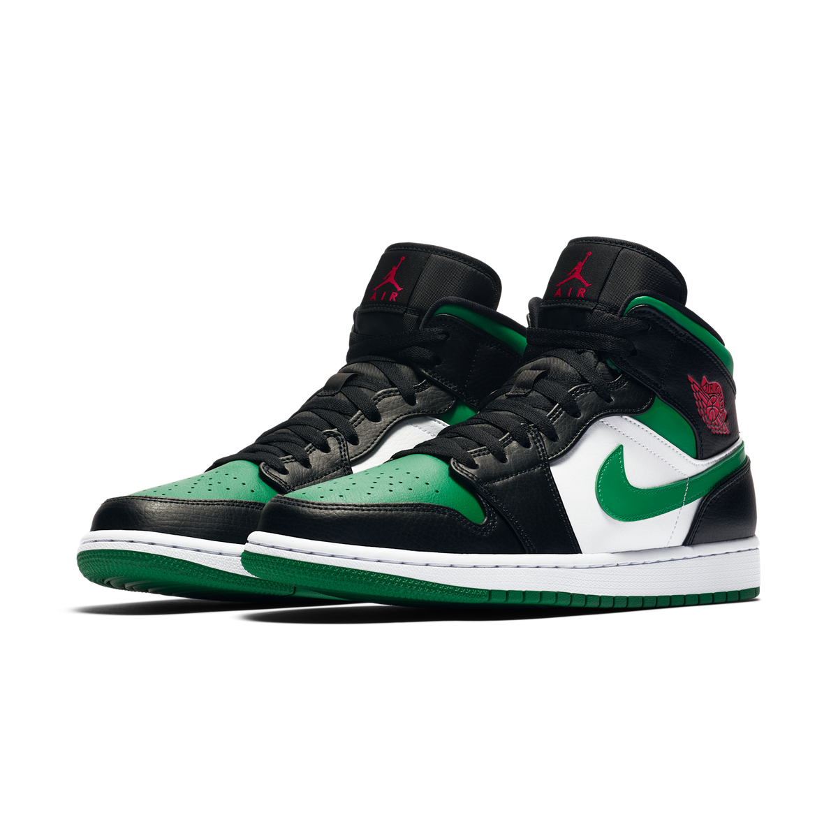 Jordan 1 Mid Green Toe