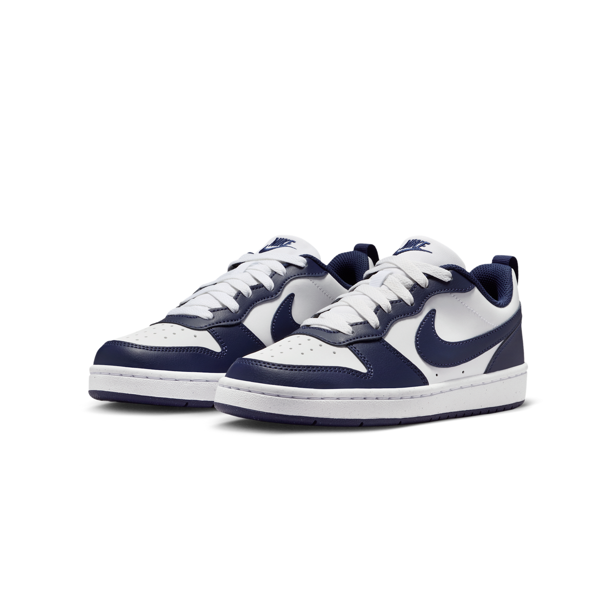 Nike Court Borough Low White Midnight Navy (GS)