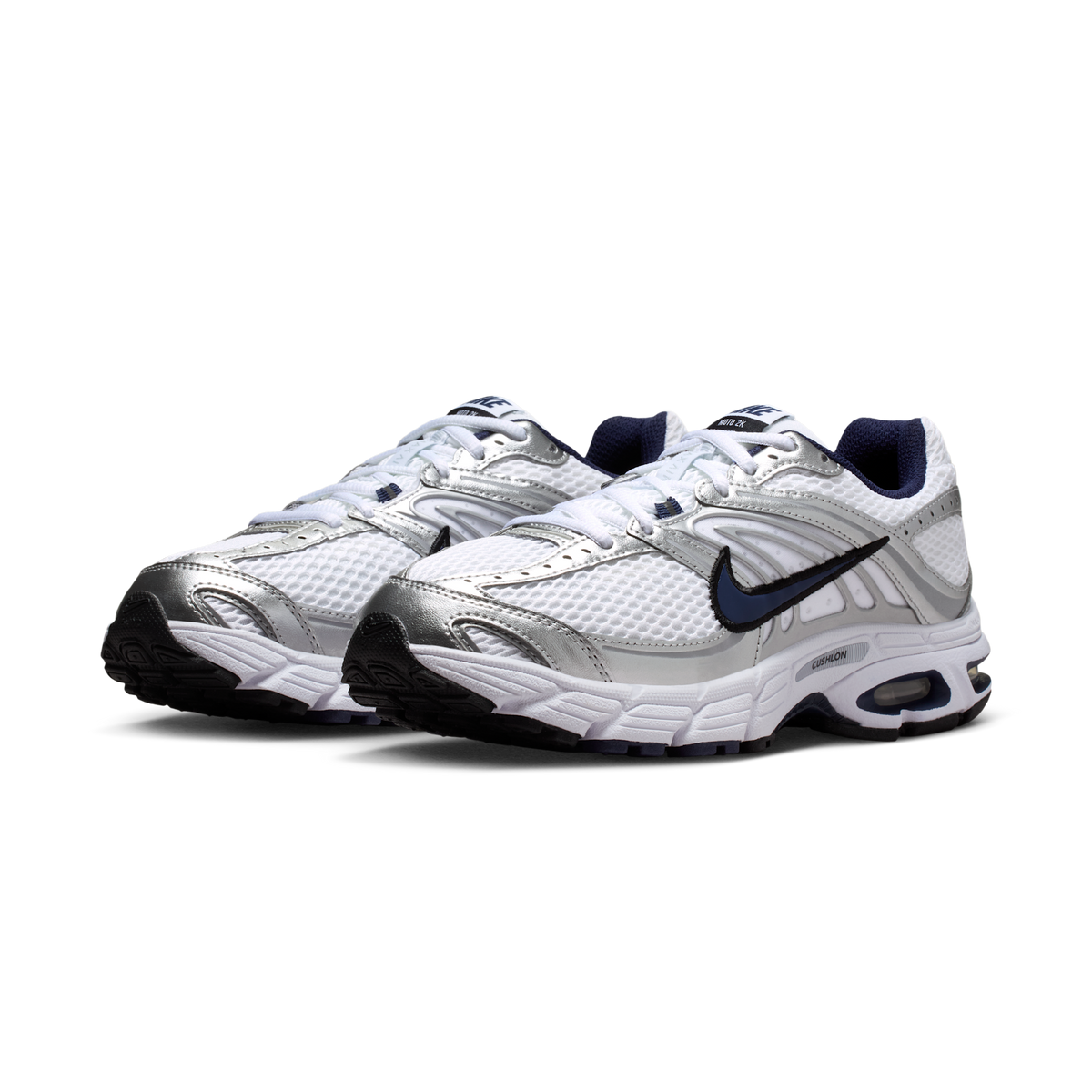 Nike Air Max Moto 2K White Navy Metallic Silver (Women's) | HQ2056-104