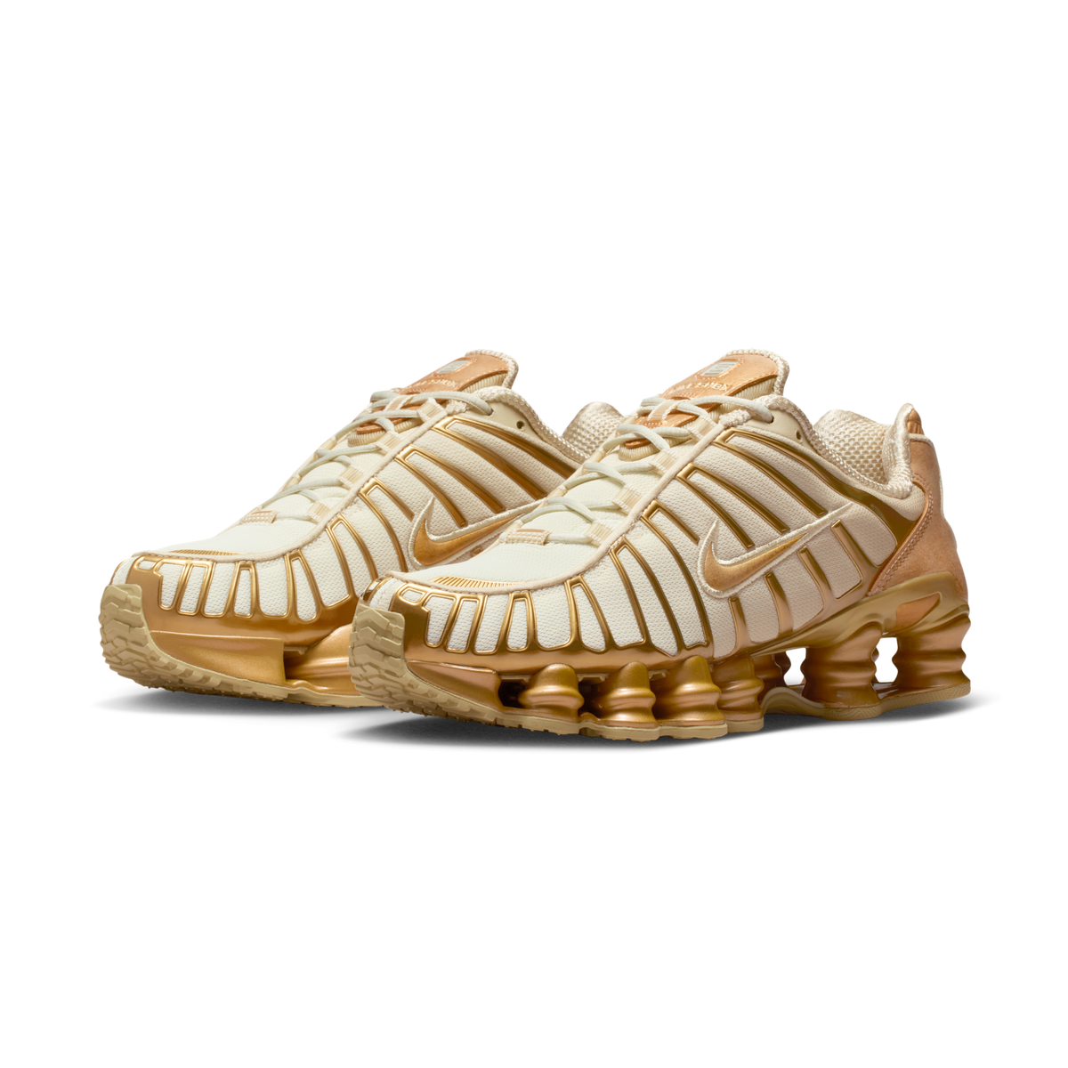 Nike Shox TL Coconut Milk Metallic Gold Copper (Women's) | IM7189-113