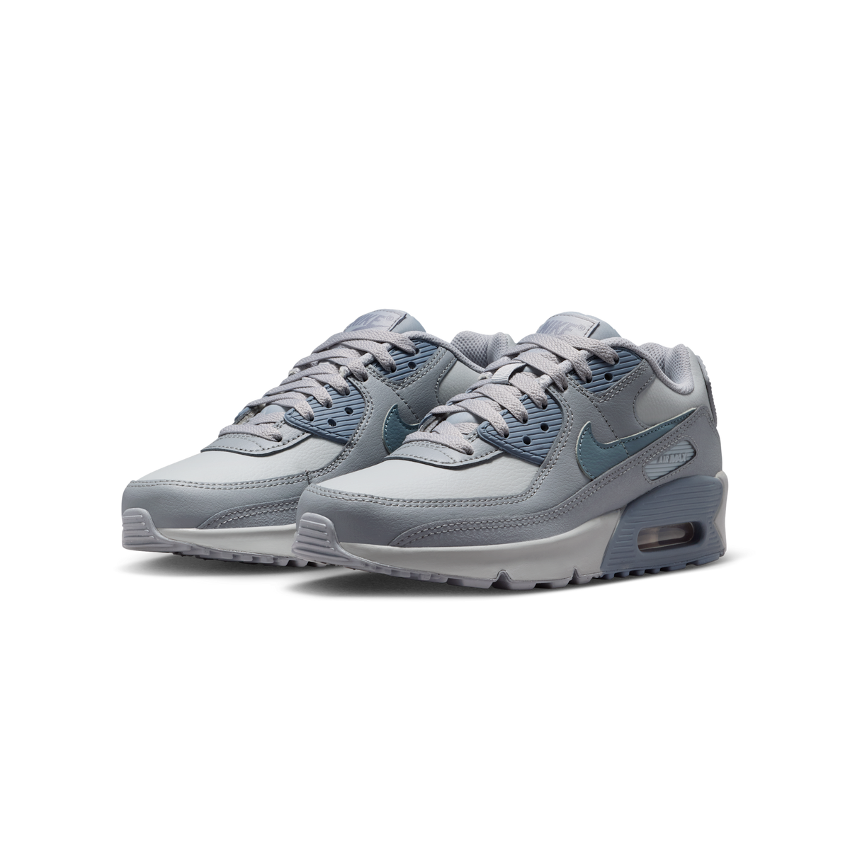 Nike Air Max 90 LTR Wolf Grey Stealth Armory Blue (GS)