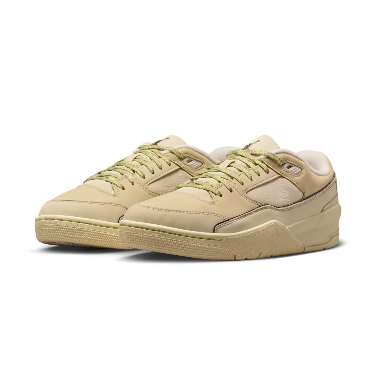 Jordan Flight Court Light Khaki Lemon Twist