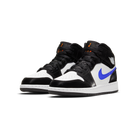 Jordan 1 Mid Black Racer Blue White (GS)