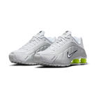 Nike Shox R4 White Metallic Silver Volt (Women's) | AR3565-102