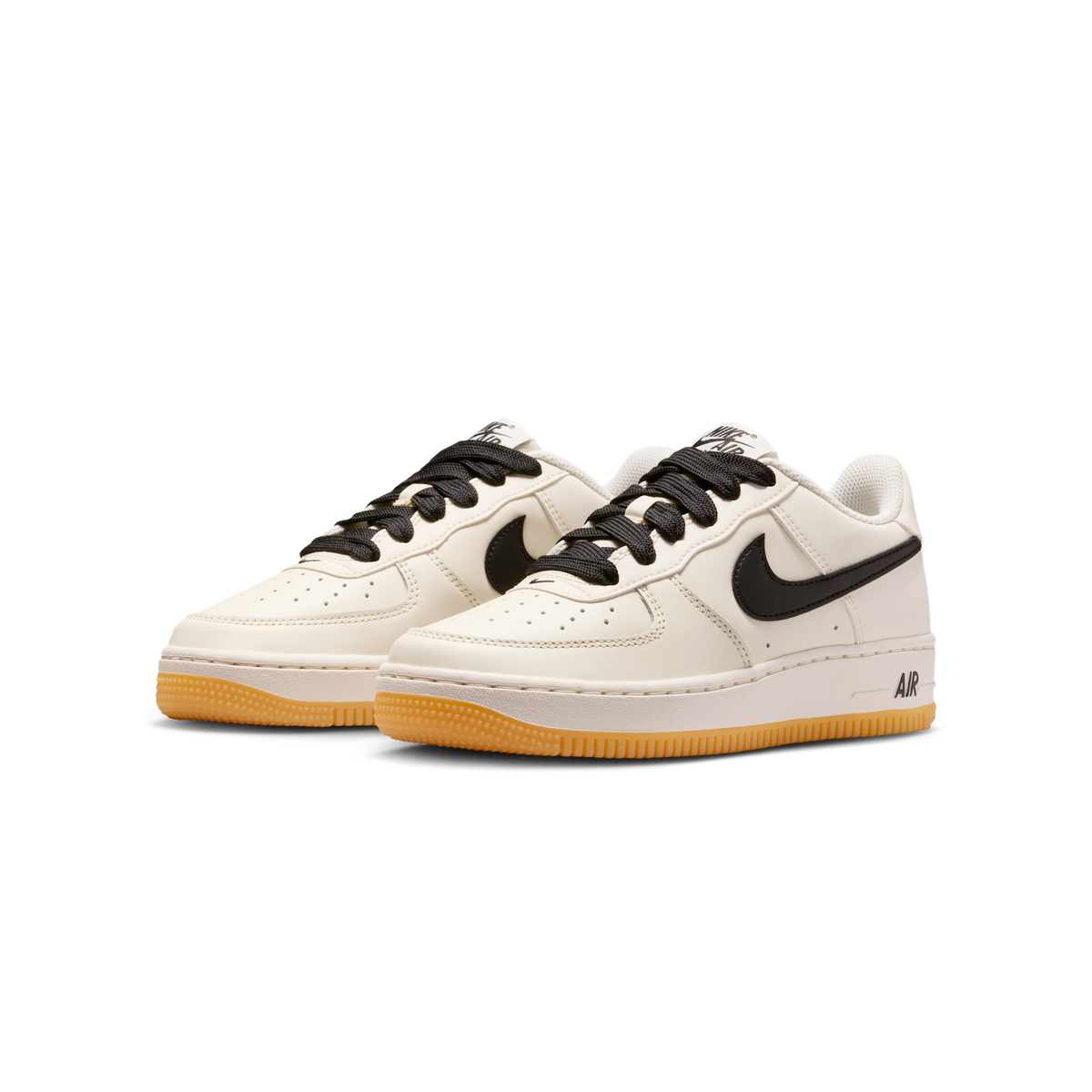 Nike Air Force 1 Low LV8 Soft Pearl Gum Black (GS)