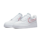 Nike Air Force 1 Low Just Do It White Noble Green Metallic Silver University Red