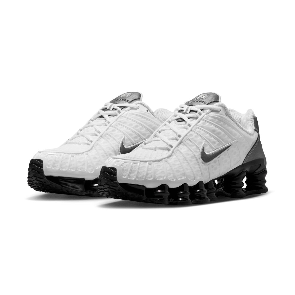 Nike Shox TL White Black Metallic Cool Grey