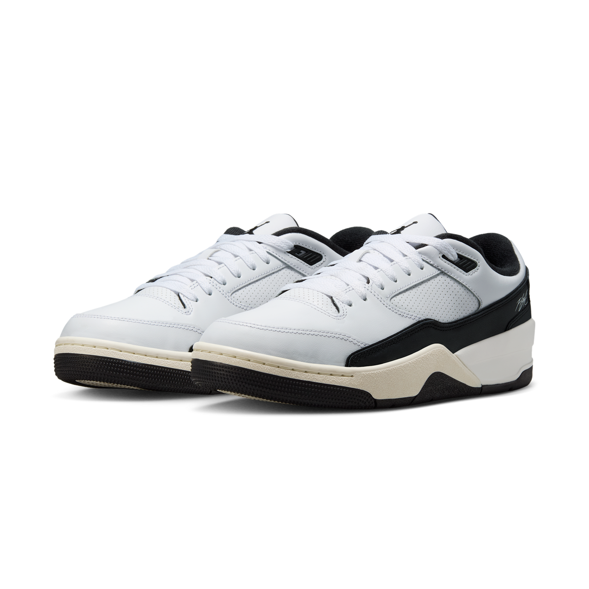 Jordan Flight Court White Black Sail