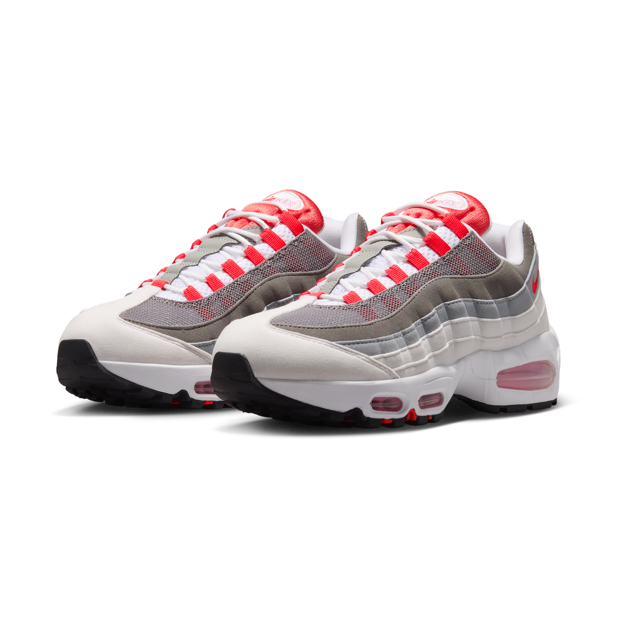 Nike Air Max 95 OG Big Bubble White Light Crimson (Women's)