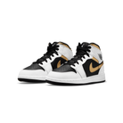 Jordan 1 Mid White Gold Black (GS)