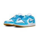 Jordan 1 Low White Gum Light Brown Dark Powder Blue (Women's)