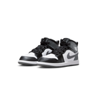 Jordan 1 Mid Black White Iron Grey (PS)