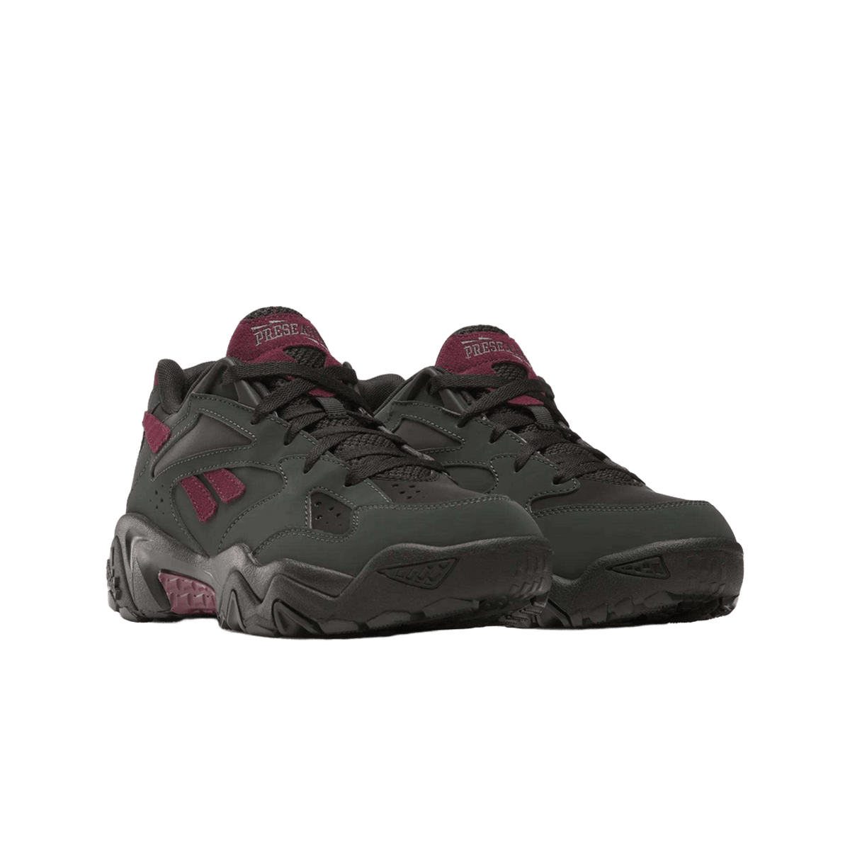 Reebok Preseason 94 Low Grey Black Cherry