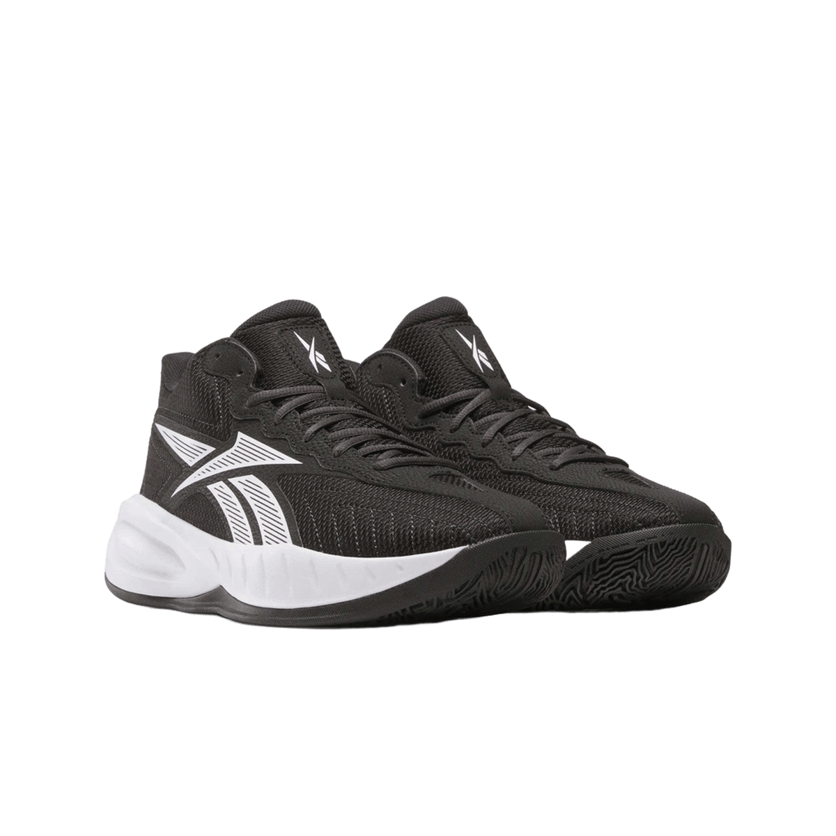 Reebok Press Core Black White Washed Black