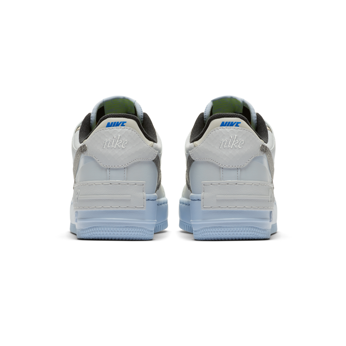 Nike Air Force 1 Low Shadow Pure Platinum Snakeskin Blue (Women's)