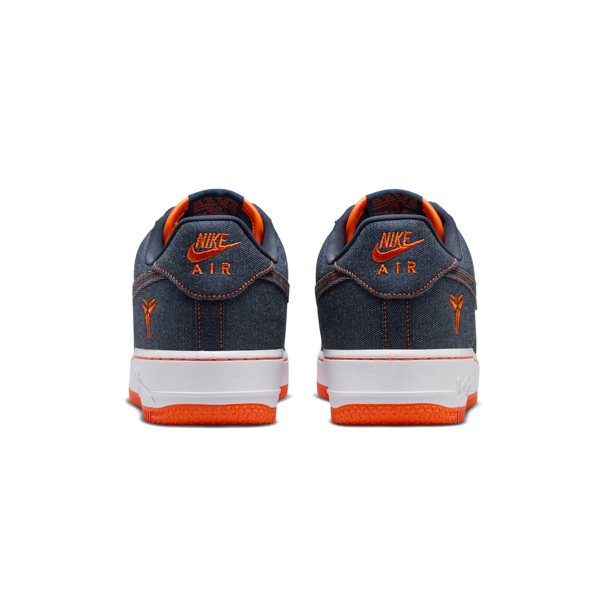 Nike Air Force 1 Low Protro Kobe Bryant Denim Obsidian Safety Orange