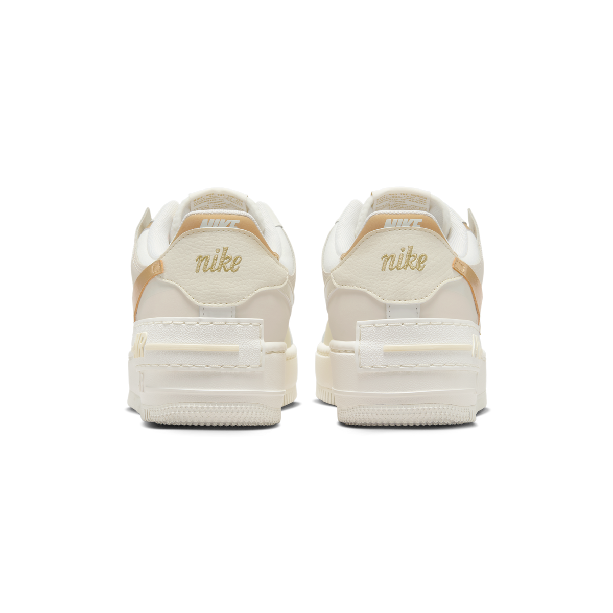 Nike Air Force 1 Shadow Sail Coconut Milk Metallic Gold (Women's)