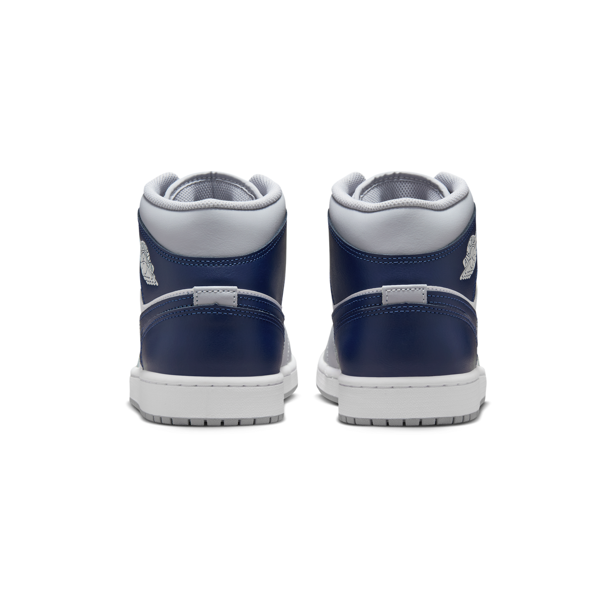 Jordan 1 Mid Wolf Grey Midnight Navy