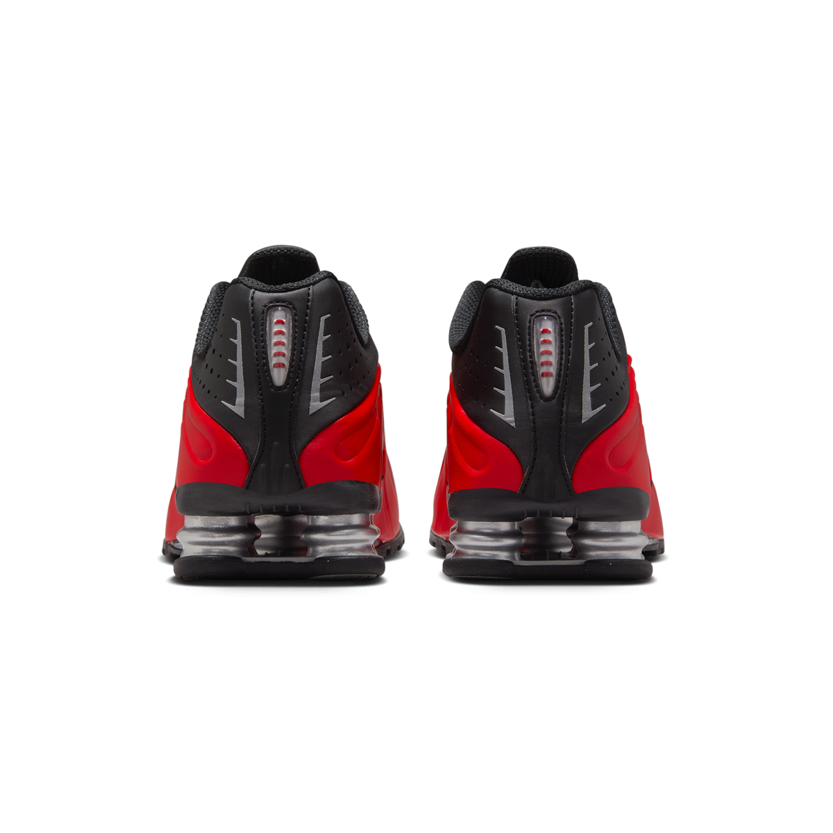 Nike Shox R4 University Red Black Metallic Silver