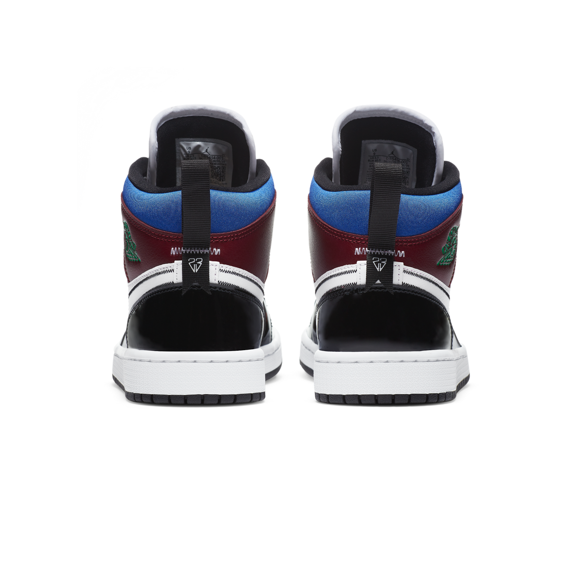 Jordan 1 Mid SE Black White Multi-Color (Women's)