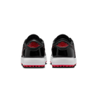 Jordan 1 Low Golf Spiked Bred Black Patent