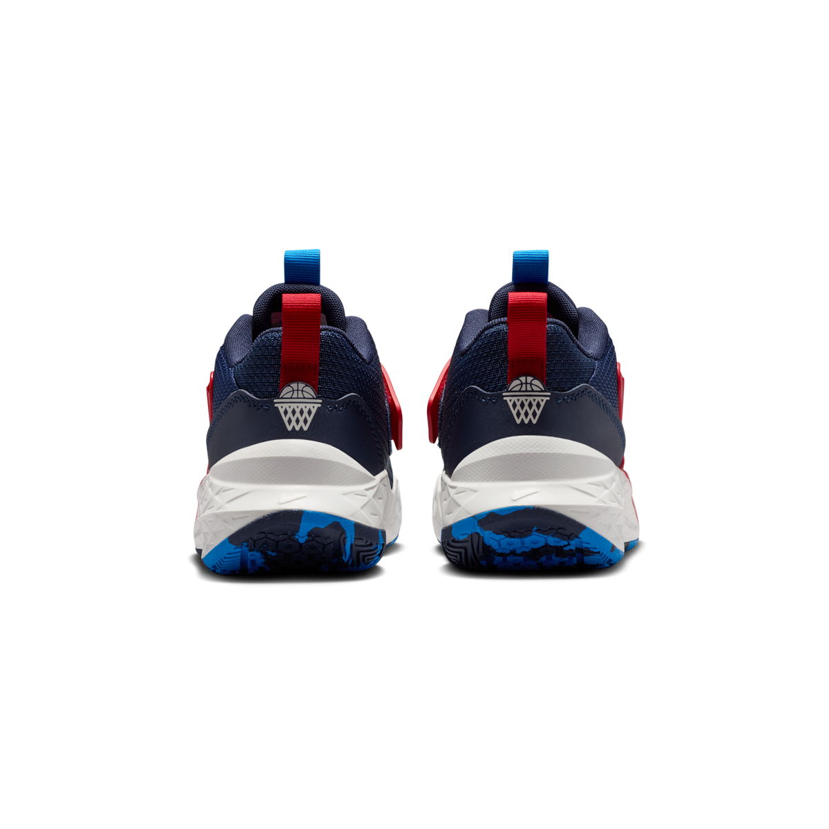Nike Team Hustle D 12 Team Navy University Red Sail (GS)