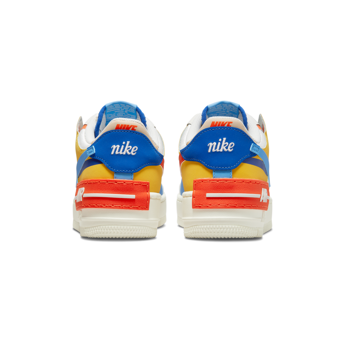 Nike Air Force 1 Low Shadow Sail Game Royal Rush Orange University Blue (Women's)