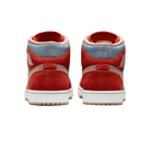 Jordan 1 Mid Denim Red