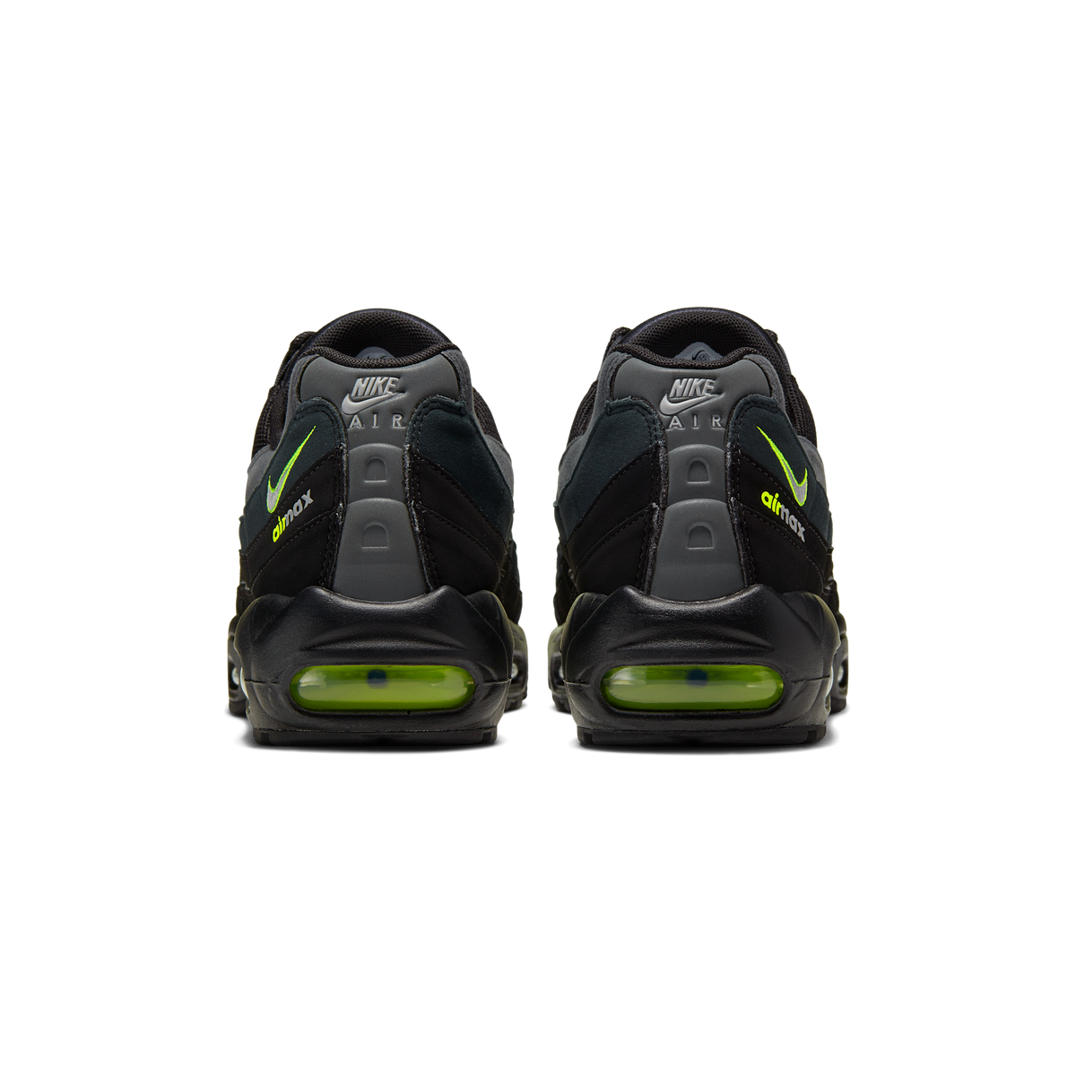 Nike Air Max 95 Retro Logo Black Grey Volt