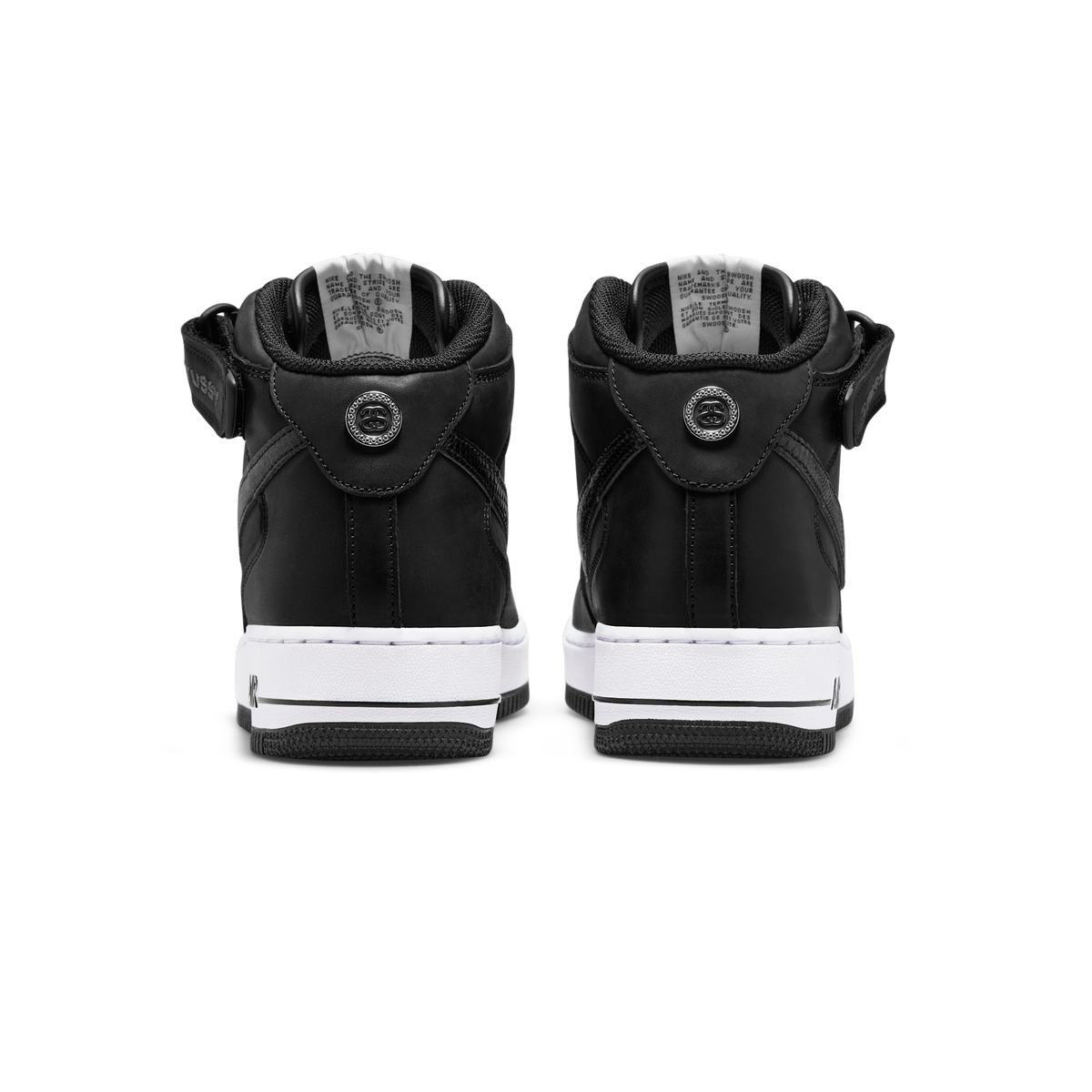 Nike Air Force 1 Mid Stussy Black White