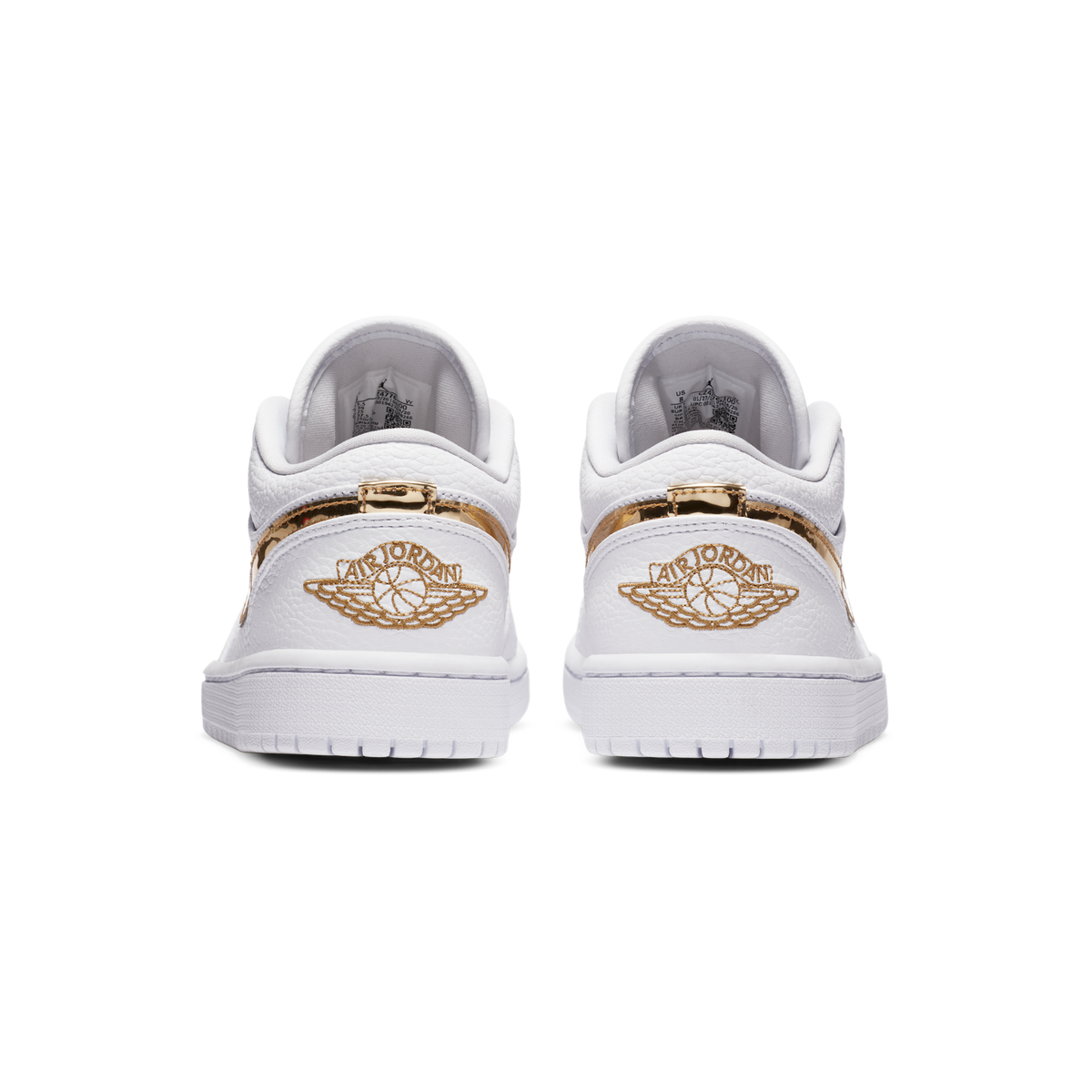Jordan 1 Low White Metallic Gold (Women's)