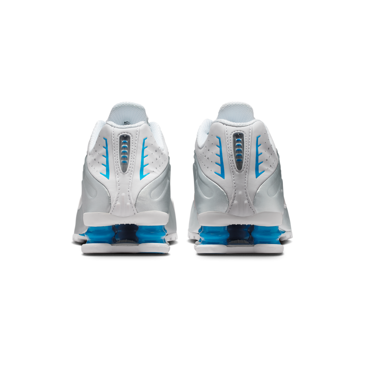 Nike Shox R4 White Blue Hero Silver (Women's) | AR3565-105