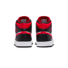 Jordan 1 Mid White Black Red (2022)