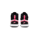 Nike Court Borough Mid 2 Black White Sunset Pulse (PS)